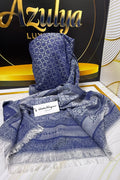 Châle Signature Bleu Ardoise