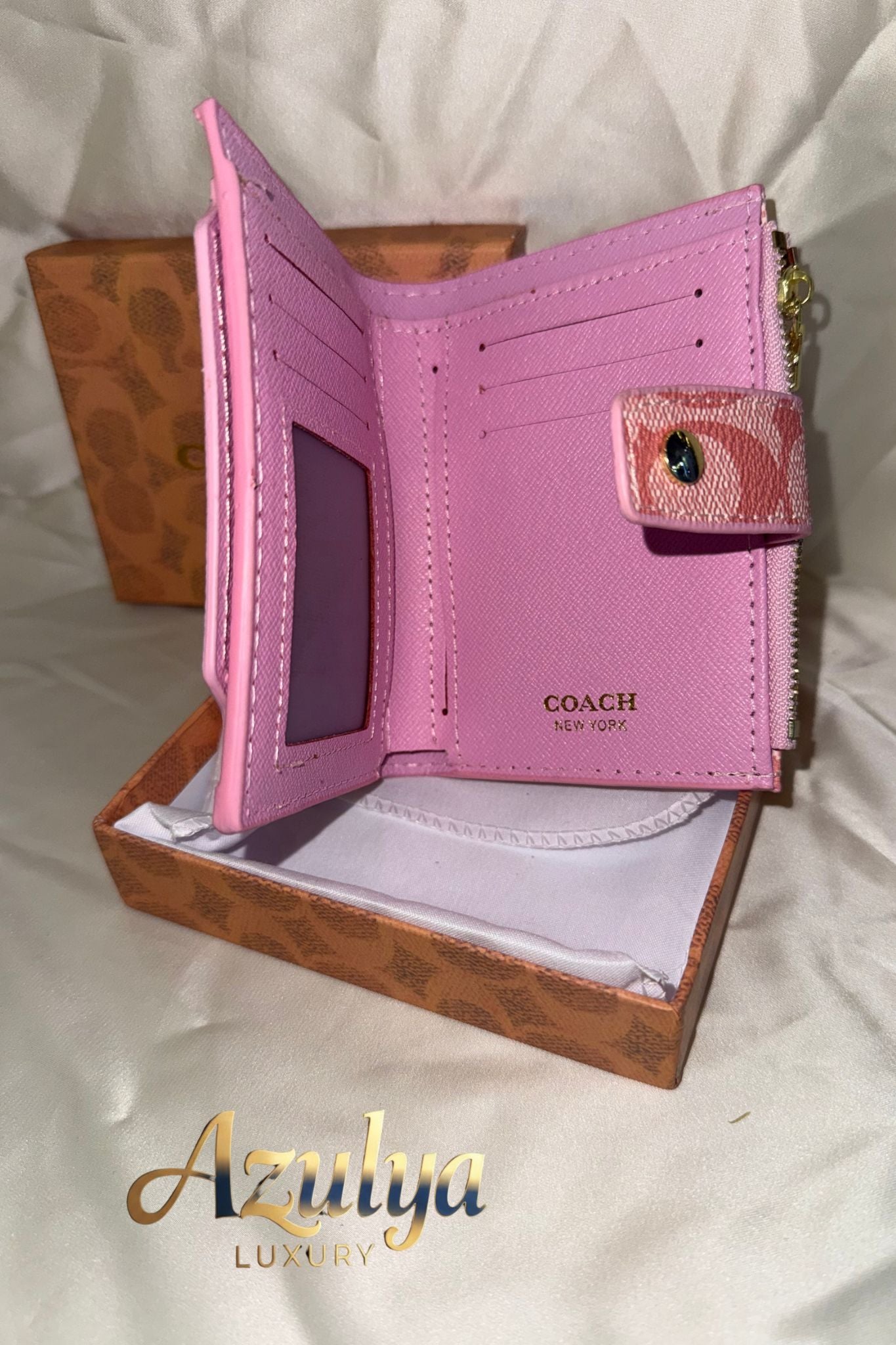 Portefeuille Élégance Rose