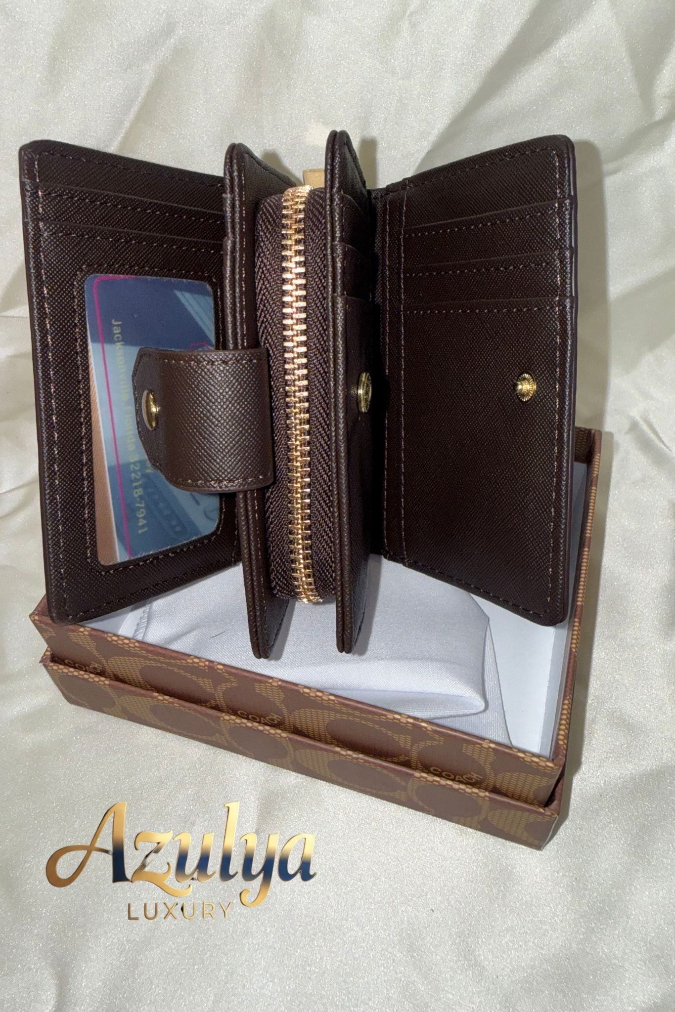 Portefeuille Élégance Marron Chocolat