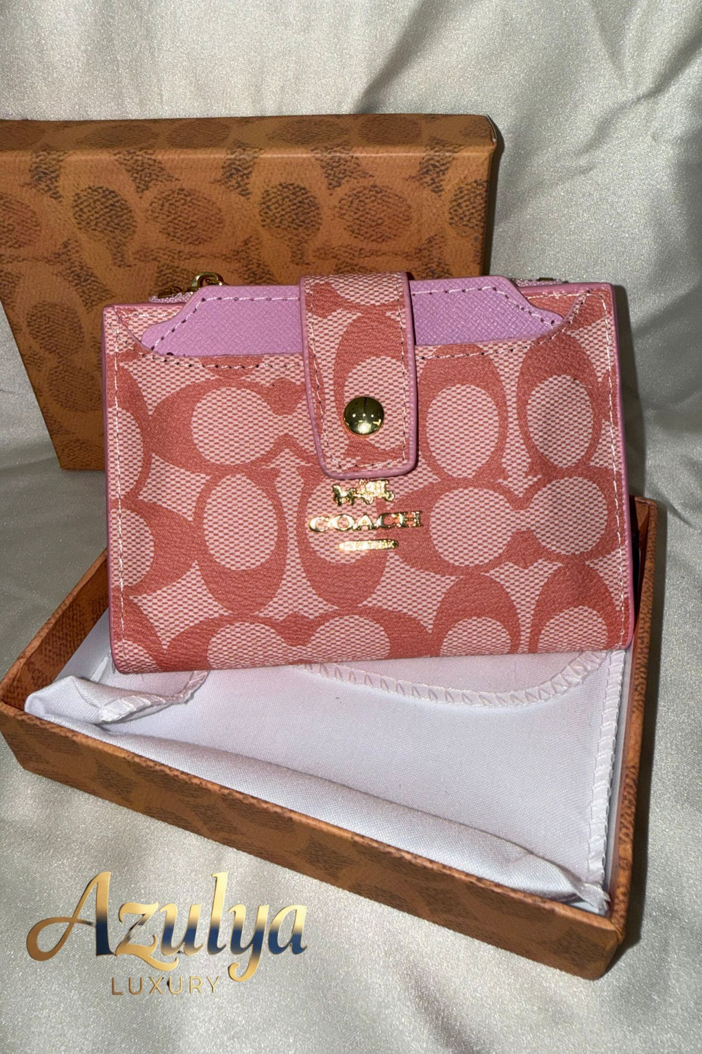 Portefeuille Élégance Rose